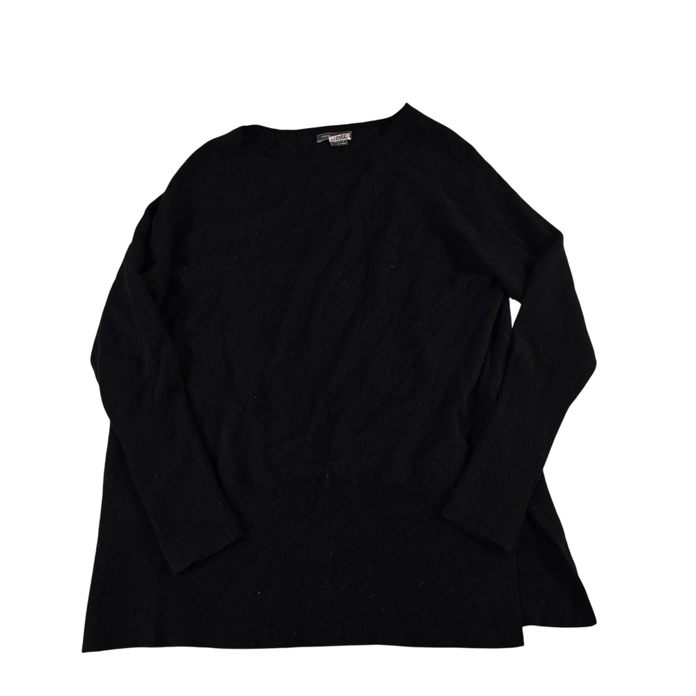 Vince Womens Black 100% Cashmere Crew Neck Long Sleeve Sweater XS 15092
